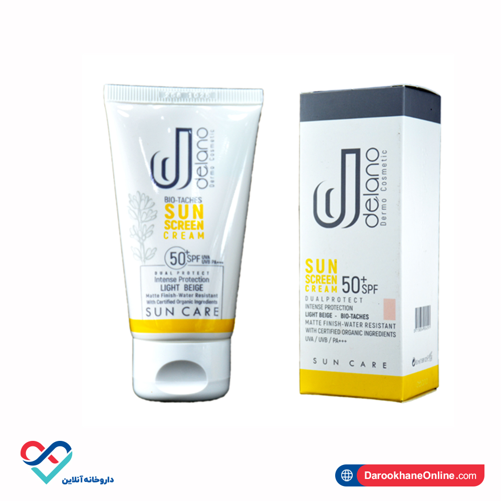 تصویر کرم ضد آفتاب SPF50 بایوتچ دلانو 50 میل